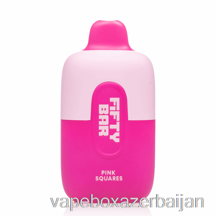 Vape Baku Fifty Bar 6500 Disposable Pink Squares